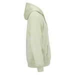 Felpa unisex in cotone biologico con cappuccio 300 g/m² color verde pastello seconda vista