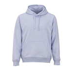 Felpa unisex in cotone biologico con cappuccio 300 g/m² color azzurro pastello vista frontale