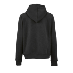 Felpa con cappuccio da donna in cotone biologico 300 g/m² Bondi color nero vista posteriore