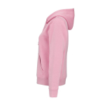 Felpa con cappuccio da donna in cotone biologico 300 g/m² Bondi color rosa terza vista
