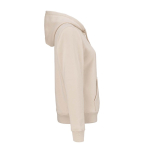 Felpa con cappuccio da donna in cotone biologico 300 g/m² Bondi color beige seconda vista