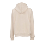Felpa con cappuccio da donna in cotone biologico 300 g/m² Bondi color beige vista posteriore