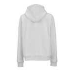 Felpa con cappuccio da donna in cotone biologico 300 g/m² Bondi color grigio chiaro vista posteriore