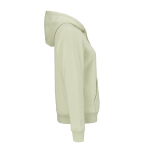 Felpa con cappuccio da donna in cotone biologico 300 g/m² Bondi color verde pastello seconda vista