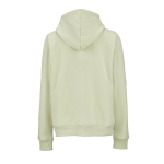Felpa con cappuccio da donna in cotone biologico 300 g/m² Bondi color verde pastello vista posteriore