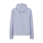 Felpa con cappuccio da donna in cotone biologico 300 g/m² Bondi color azzurro pastello vista posteriore
