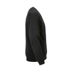 Felpa unisex in cotone biologico in pile spazzolato 300 g/m² Waikiki color nero seconda vista