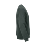 Felpa unisex in cotone biologico in pile spazzolato 300 g/m² Waikiki color verde scuro seconda vista