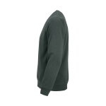 Felpa unisex in cotone biologico in pile spazzolato 300 g/m² Waikiki color verde scuro terza vista