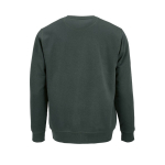 Felpa unisex in cotone biologico in pile spazzolato 300 g/m² Waikiki color verde scuro vista posteriore