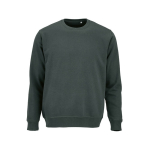 Felpa unisex in cotone biologico in pile spazzolato 300 g/m² Waikiki color verde scuro vista frontale