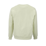 Felpa unisex in cotone biologico in pile spazzolato 300 g/m² Waikiki color verde pastello vista posteriore