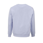 Felpa unisex in cotone biologico in pile spazzolato 300 g/m² Waikiki color azzurro pastello vista posteriore