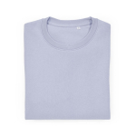 Felpa unisex in cotone biologico in pile spazzolato 300 g/m² Waikiki color azzurro pastello seconda vista frontale