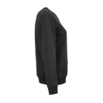 Felpa da donna in cotone biologico girocollo 300 g/m² Waikiki color nero seconda vista