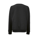 Felpa da donna in cotone biologico girocollo 300 g/m² Waikiki color nero vista posteriore