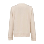 Felpa da donna in cotone biologico girocollo 300 g/m² Waikiki color beige vista posteriore
