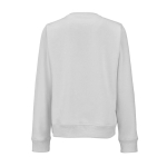 Felpa da donna in cotone biologico girocollo 300 g/m² Waikiki color grigio chiaro vista posteriore