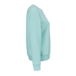 Felpa da donna in cotone biologico girocollo 300 g/m² Waikiki color verde chiaro seconda vista