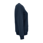 Felpa da donna in cotone biologico girocollo 300 g/m² Waikiki color blu mare seconda vista