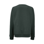 Felpa da donna in cotone biologico girocollo 300 g/m² Waikiki color verde scuro vista posteriore
