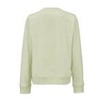 Felpa da donna in cotone biologico girocollo 300 g/m² Waikiki color verde pastello vista posteriore