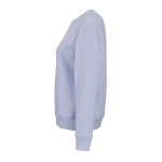 Felpa da donna in cotone biologico girocollo 300 g/m² Waikiki color azzurro pastello terza vista