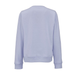 Felpa da donna in cotone biologico girocollo 300 g/m² Waikiki color azzurro pastello vista posteriore