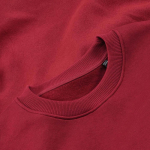 Felpa unisex in cotone biologico con girocollo 340 g/m² Nazaré color bordò vista dettaglio