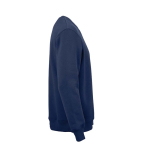Felpa unisex in cotone biologico con girocollo 340 g/m² Nazaré color blu mare seconda vista