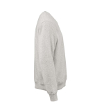 Felpa unisex in cotone biologico con girocollo 340 g/m² Nazaré color grigio chiaro jensato seconda vista