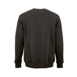 Felpa unisex in cotone biologico con girocollo 340 g/m² Nazaré color lilla vista posteriore