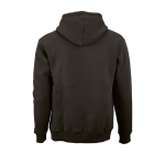Felpa unisex in cotone biologico con cappuccio 340g/m² Tulum color lilla vista posteriore