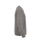 Felpa unisex in cotone biologico con french terry 300 g/m² Capri color grigio seconda vista