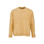 Felpa unisex in cotone biologico con french terry 300 g/m² Capri color giallo vista frontale
