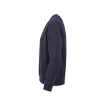 Felpa unisex in cotone biologico con french terry 300 g/m² Capri color blu mare terza vista