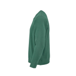 Felpa unisex in cotone biologico con french terry 300 g/m² Capri color verde scuro terza vista