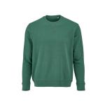 Felpa unisex in cotone biologico con french terry 300 g/m² Capri color verde scuro vista frontale