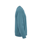 Felpa unisex in cotone biologico con french terry 300 g/m² Capri color blu petrolio seconda vista