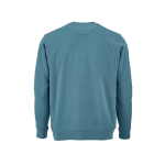 Felpa unisex in cotone biologico con french terry 300 g/m² Capri color blu petrolio vista posteriore