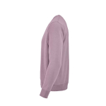 Felpa unisex in cotone biologico con french terry 300 g/m² Capri color lilla terza vista