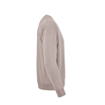 Felpa unisex in cotone biologico con french terry 300 g/m² Capri color grigio topo seconda vista