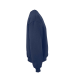 Felpa unisex oversize in cotone biologico 340 g/m² Whitehaven color blu mare seconda vista