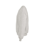 Felpa unisex oversize in cotone biologico 340 g/m² Whitehaven color grigio chiaro jensato terza vista