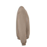 Felpa unisex oversize in cotone biologico 340 g/m² Whitehaven color marrone chiaro seconda vista