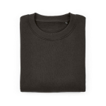 Felpa unisex oversize in cotone biologico 340 g/m² Whitehaven color lilla seconda vista frontale