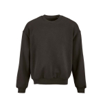 Felpa unisex oversize in cotone biologico 340 g/m² Whitehaven color lilla vista frontale