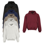 Felpa unisex oversize 340 g/m² in cotone e poliestere riciclato Ericeira