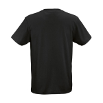 T-shirt unisex in cotone biologico vestibilità regular 165g/m² Copacabana color nero vista posteriore