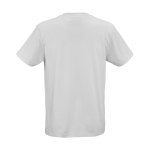T-shirt unisex in cotone biologico vestibilità regular 165g/m² Copacabana color grigio chiaro vista posteriore